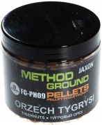  Jaxon Method Ground Pellets  Tigris Mogyor Frt Horog  Pellet 8mm 100g