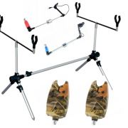  KONGER Rod Pod Double 2 Botos Szett + Swinger + Kapsjelz + Tska
