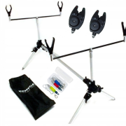  KONGER Rod Pod Double 2 Botos Szett + Kapsjelz Carp + Tska + Hanger