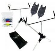  KONGER Rod Pod Double 2 Botos Szett + Kapsjelz + Tska + Hanger
